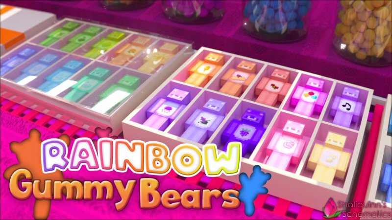 Rainbow Gummy Bears In Minecraft Marketplace Minecraft