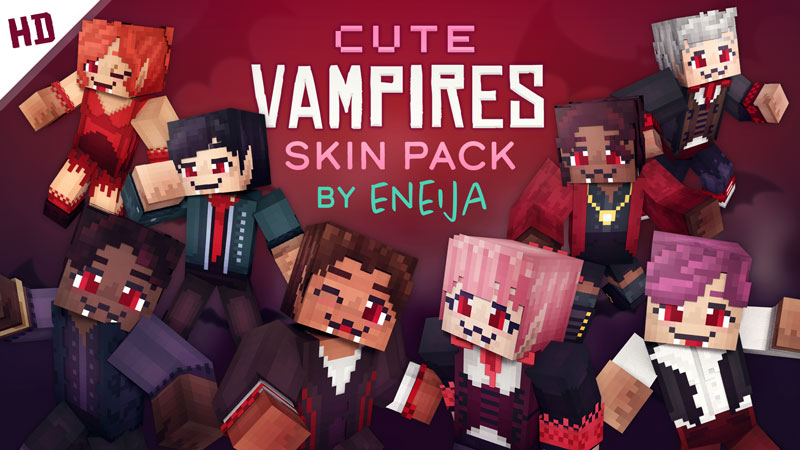 Cute Vampires Hd Skin Pack In Minecraft Marketplace Minecraft