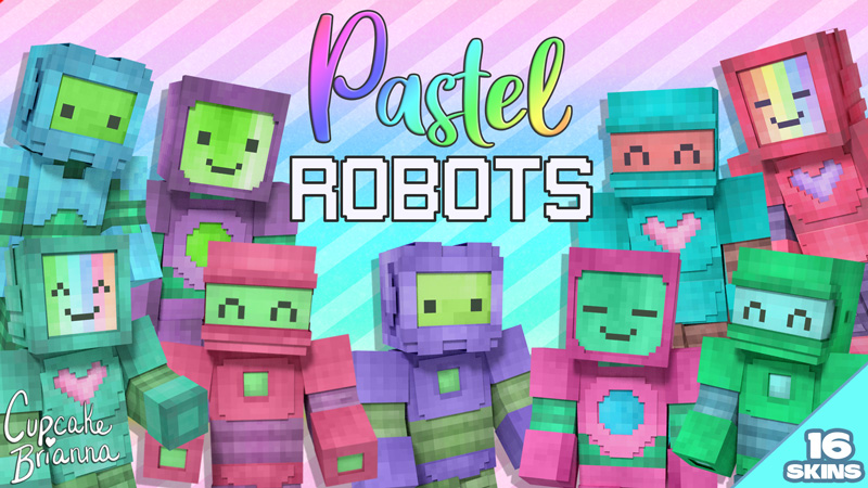 Pastel Robots HD Skin Pack Key Art