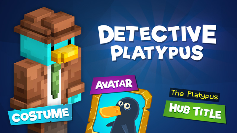 detective platypus cartoon