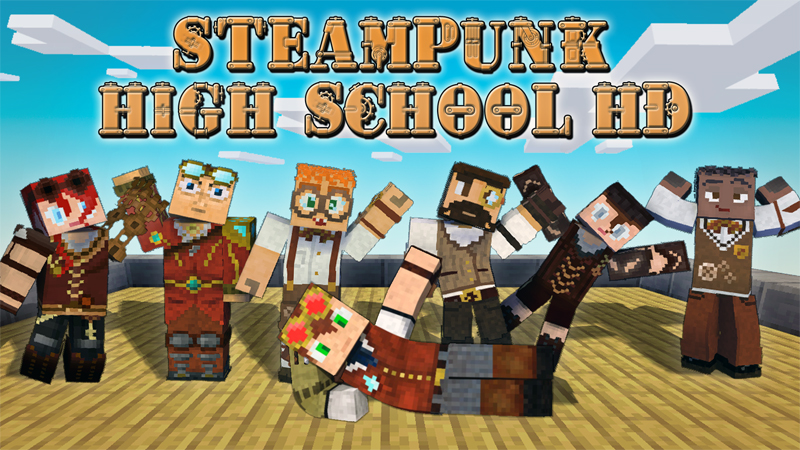 Steampunk High School HD Key Art