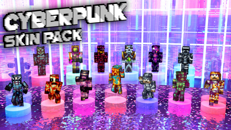 Cyber Punk Skin Pack Key Art