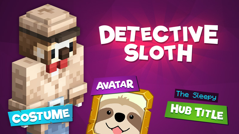 Detective Sloth Costume Key Art