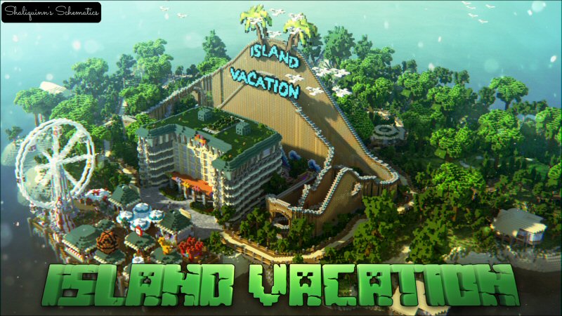 Island Vacation by Shaliquinn s Schematics Minecraft Marketplace