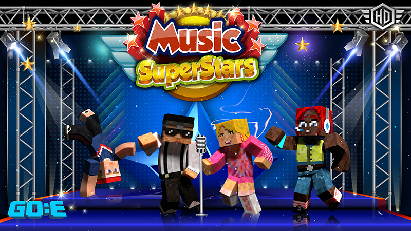 Music Superstars! HD Key Art