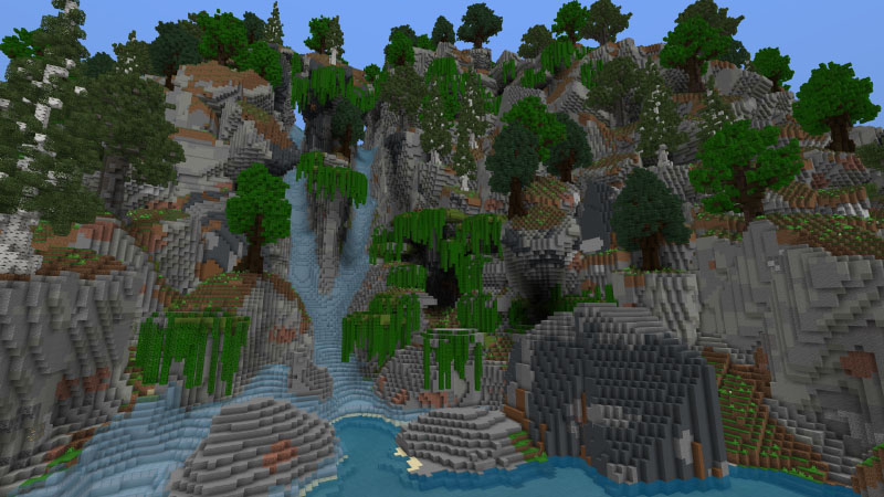 Crystal Falls by Pixelusion (Minecraft Marketplace Map) - Minecraft ...