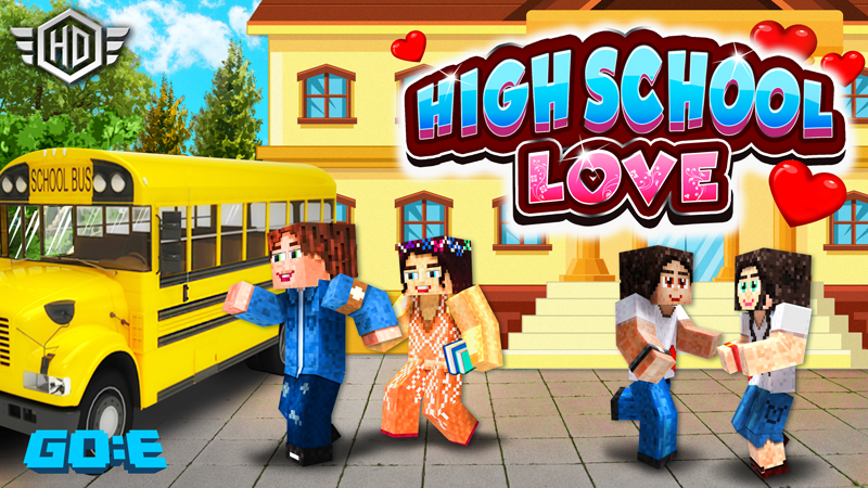 High School Love HD Key Art