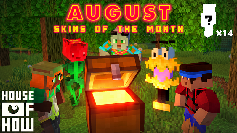 Skins of the Month - August Key Art