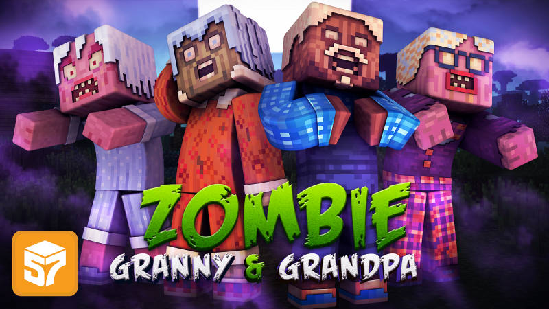 Zombie Granny & Grandpa Key Art