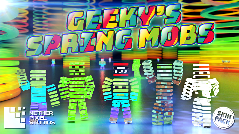 Geeky's Spring Mobs Key Art