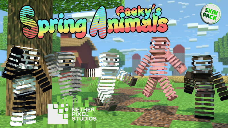 Geeky's Spring Animals Key Art