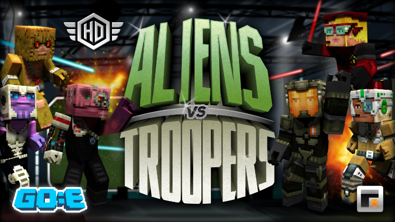 Aliens vs Troopers HD Key Art